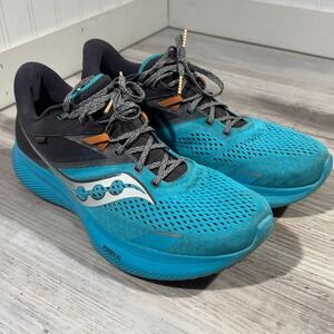 Saucony Men Ride 16 S20830-27 Blue Running Shoes Sneakers Size 11